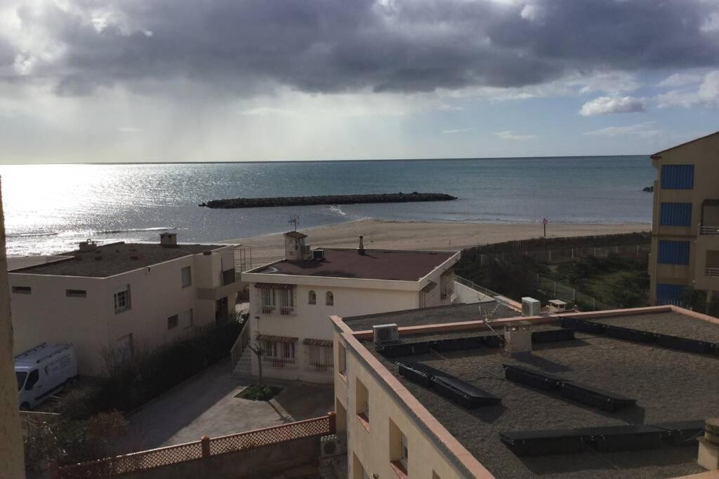 T3 Vue Exceptionnelle Avec Acces Prive A La Plage, Wifi, Clim - Dansnotreappart-Com - Valras-Plage Kültér fotó
