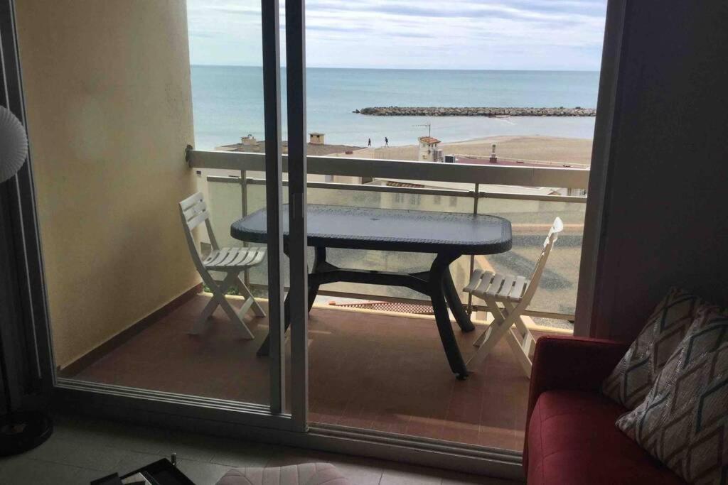 T3 Vue Exceptionnelle Avec Acces Prive A La Plage, Wifi, Clim - Dansnotreappart-Com - Valras-Plage Kültér fotó
